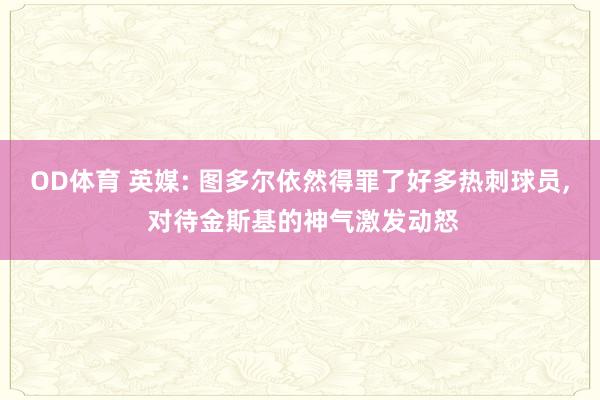 OD体育 英媒: 图多尔依然得罪了好多热刺球员， 对待金斯基的神气激发动怒