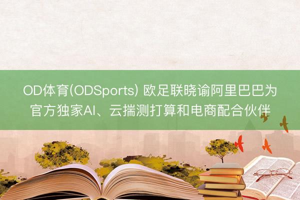 OD体育(ODSports) 欧足联晓谕阿里巴巴为官方独家AI、云揣测打算和电商配合伙伴